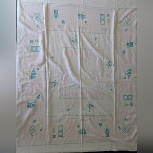 Vintage 1950s Tablecloth
